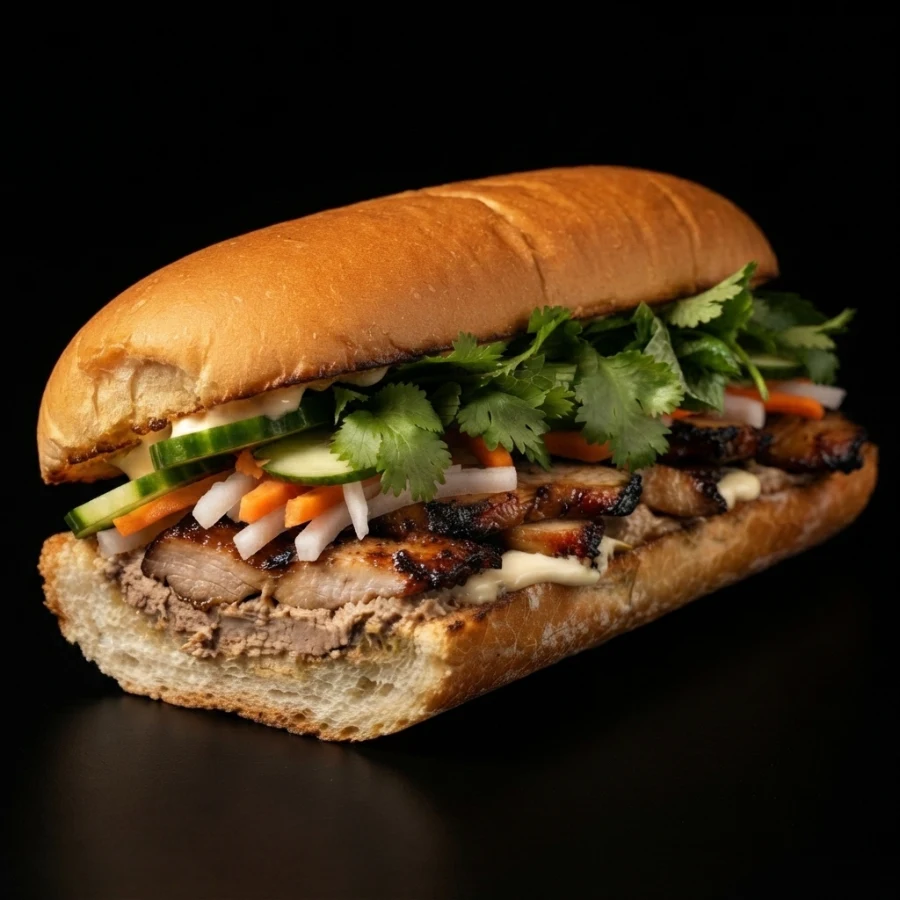 BBQ pork bánh mì