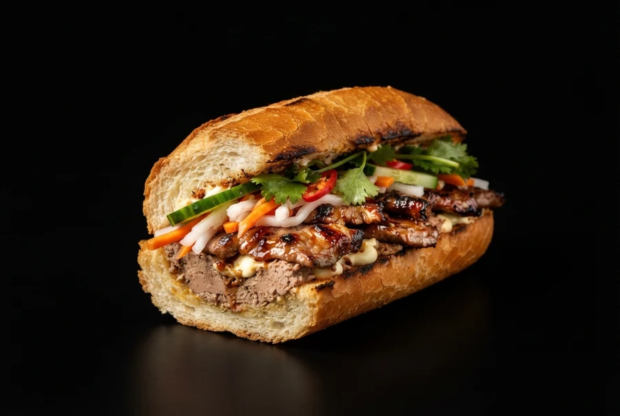 Beef bánh mì
